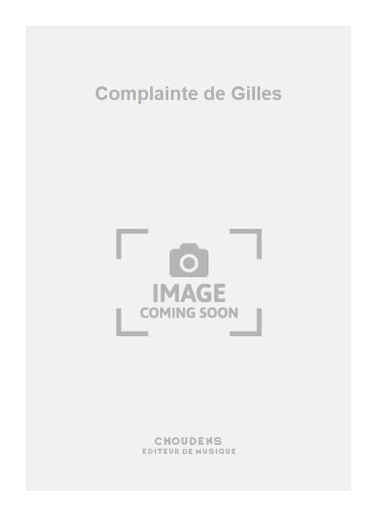 Complainte de Gilles